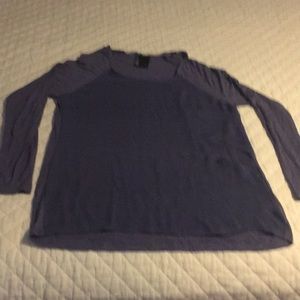 Anthropologie silk t- shirt